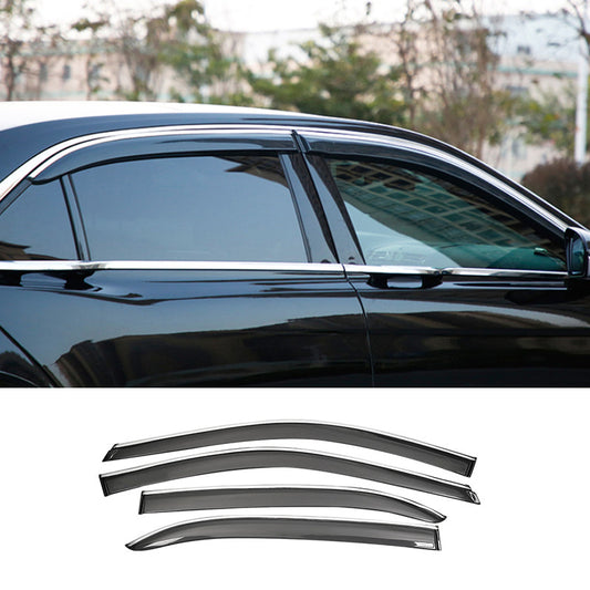 for Lincoln 2017-21 Window Visor Vent Shade Sun Rain Guard Deflector