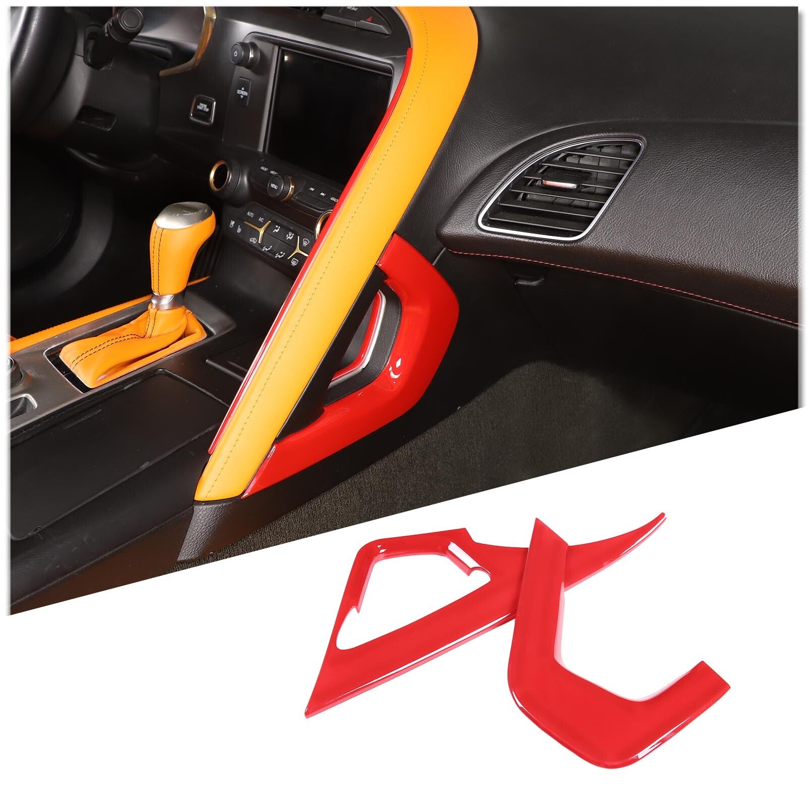 ABS carbon fiber gear shift cover decoration suitable for X3 X4 X5 X6- v