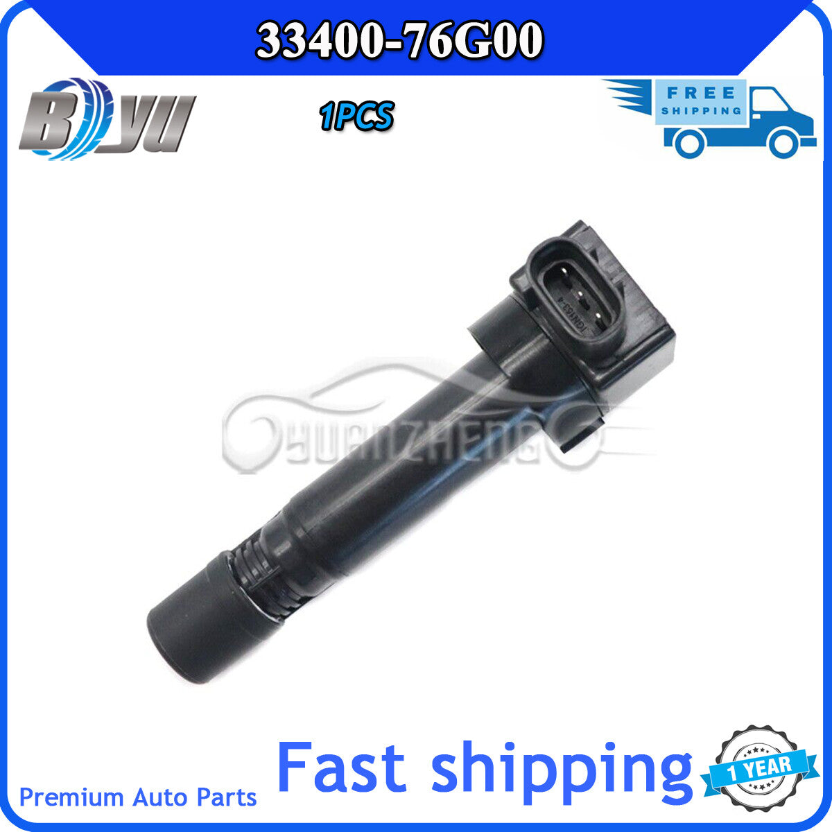 Ignition coil for Suzuki 33400-76G21 00-02 Alto HA12/23 Wagon R+MA61 98-00 1.0 v