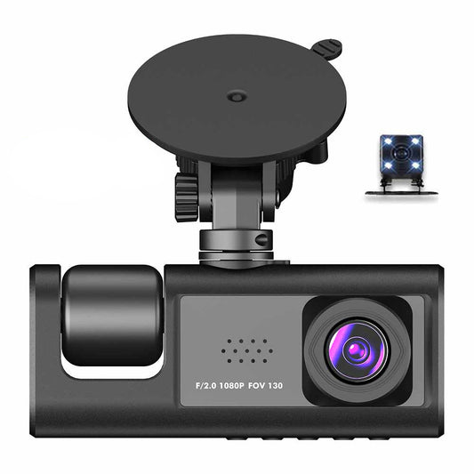 Dash Cam Dual Lens Car Camera 170¡ã 1080P Windshield Mount Loop Recording W/Cam