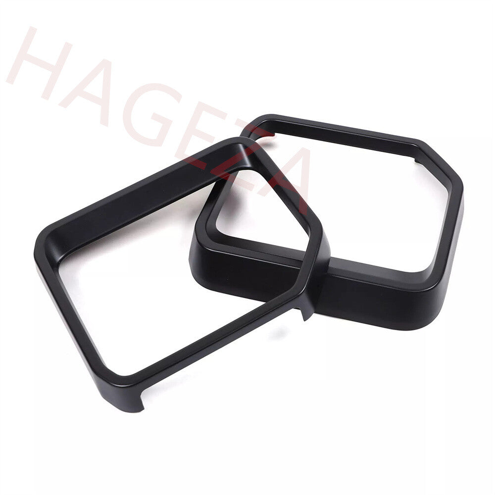 Matte Black Rearview Mirror Rain Eyebrow Cover For Toyot@ for Land Cruiser LC250 24+