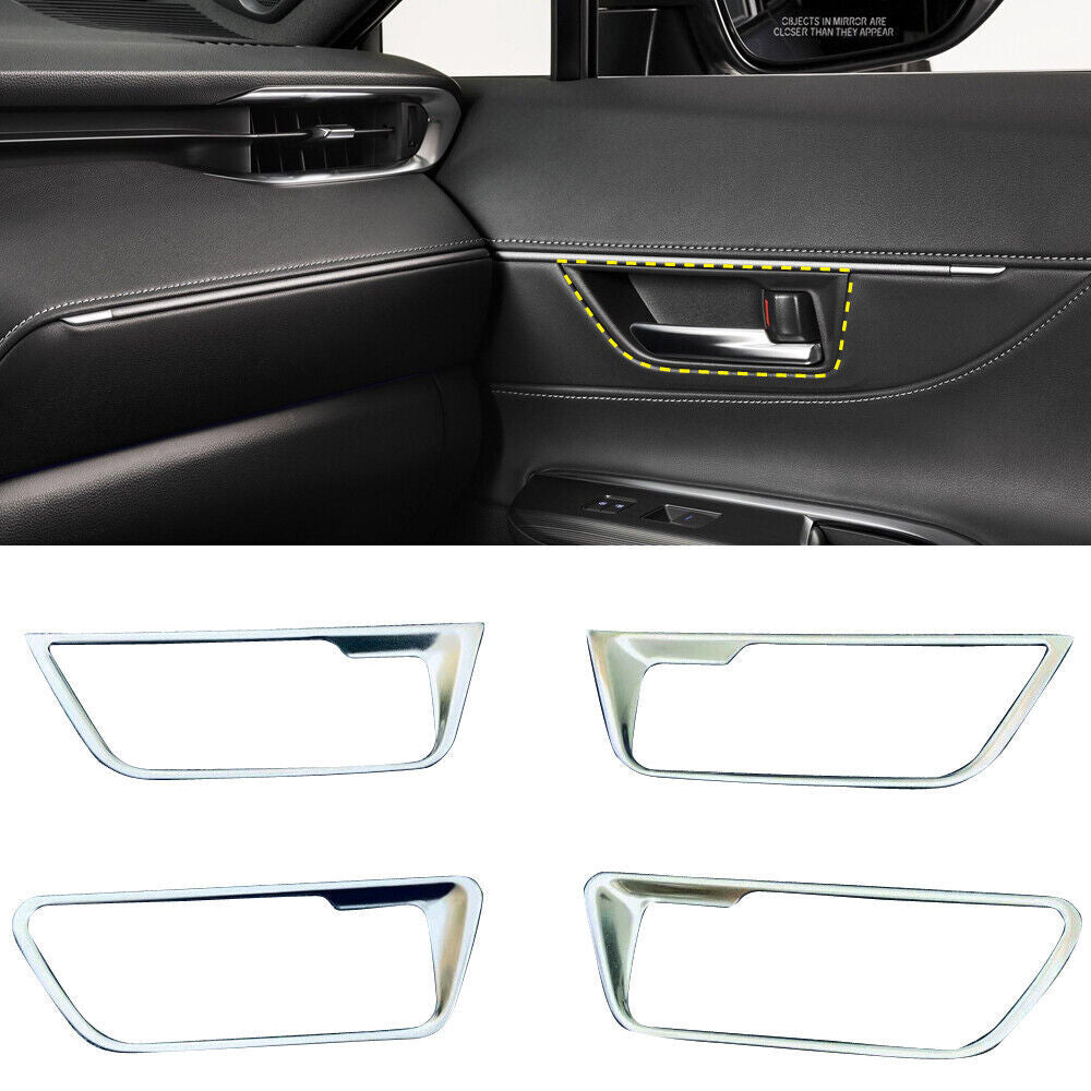 Black Front Fog Light Moulding Cover Ring Trim For Prado FJ150 2014-2017 v