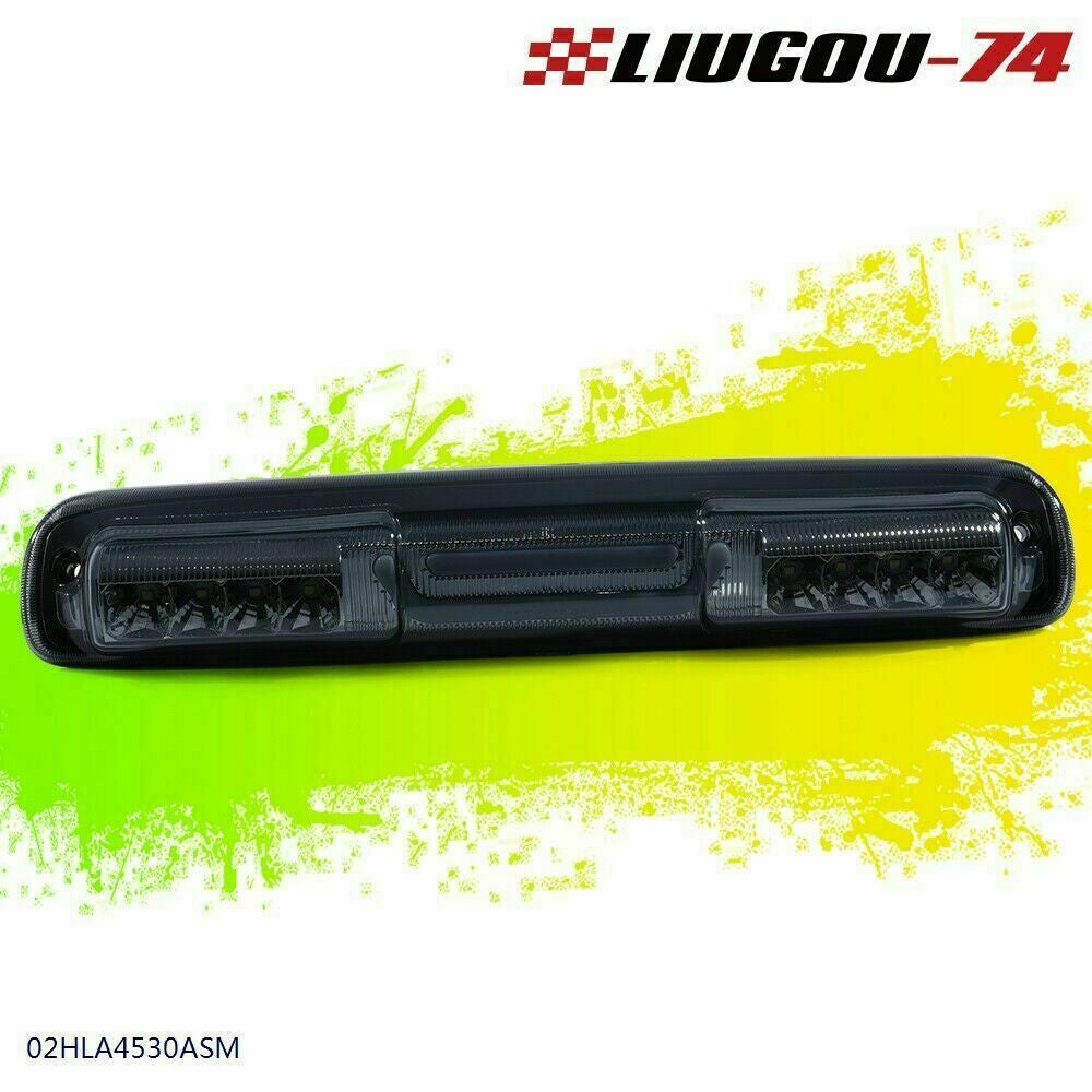 Fits 1999-07 Silverado/ for Sierra 3D LED 3rd Tail Brake Light Cargo Light Smoked- v