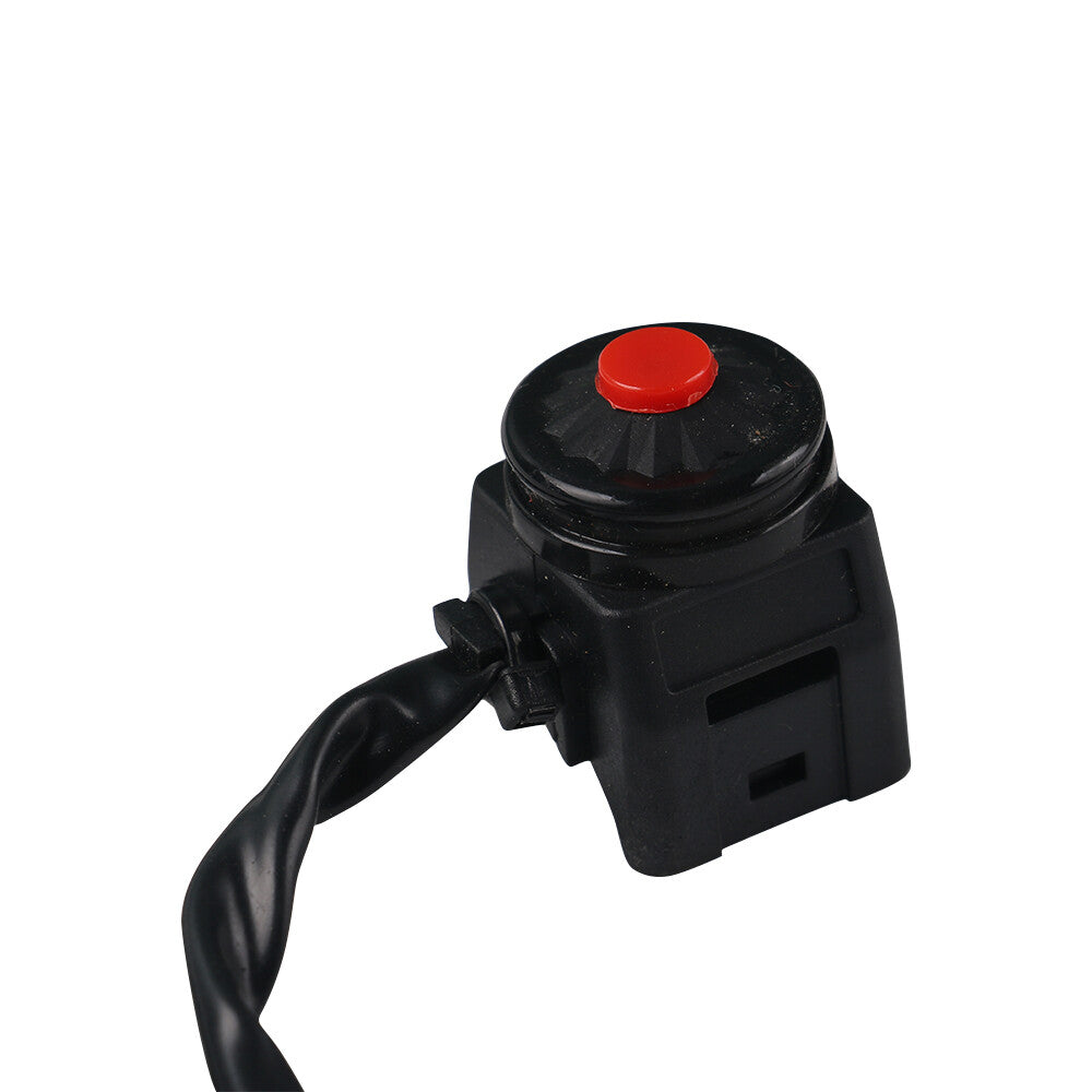 Motorcycle 22mm 7/8 Handbars Mounted Stop Horn Switch Button Fits For Universal Q