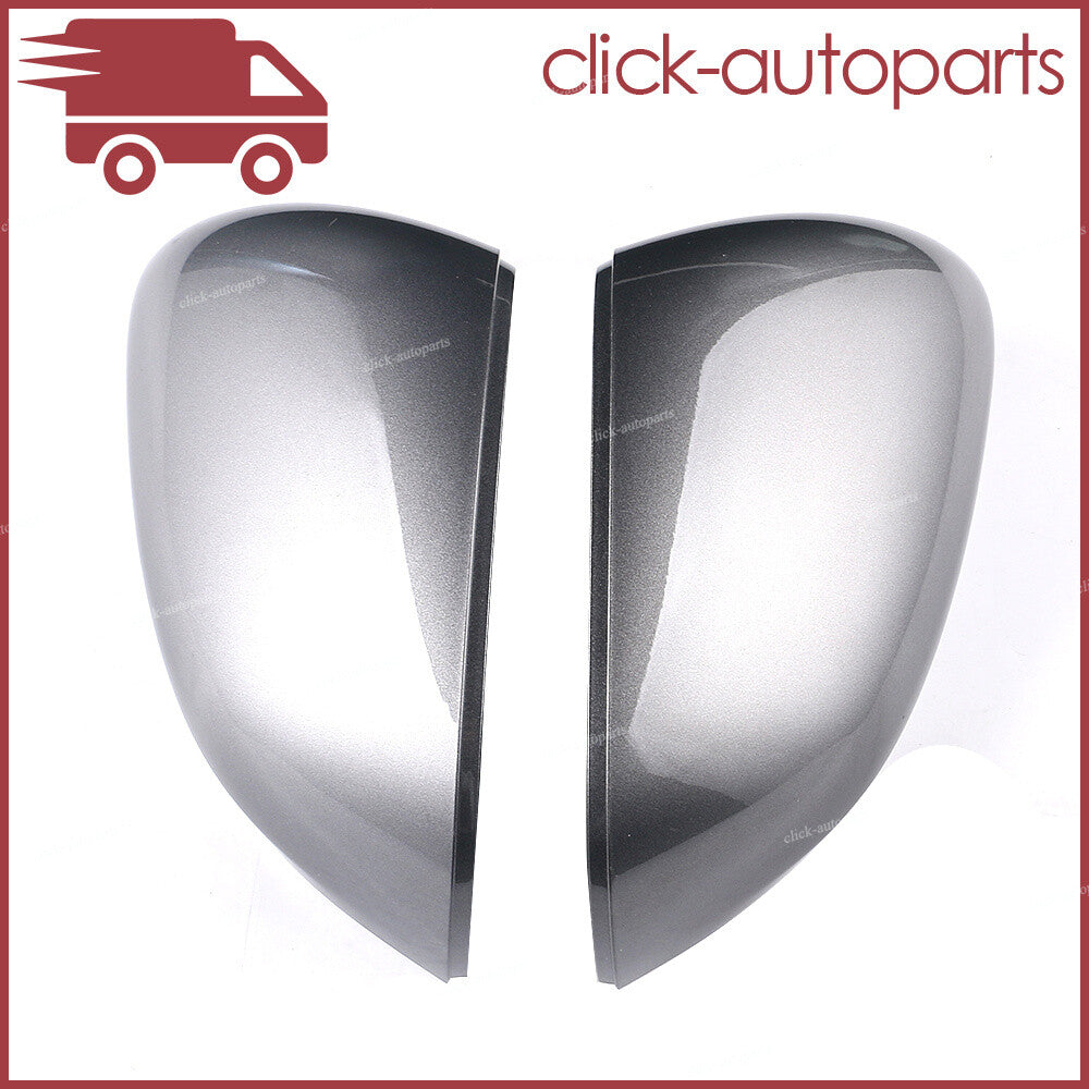 Pair Fits for Jaguar for XF XJ XK XJR XFR-S Primed Front Left Right Outside Mirror Cap