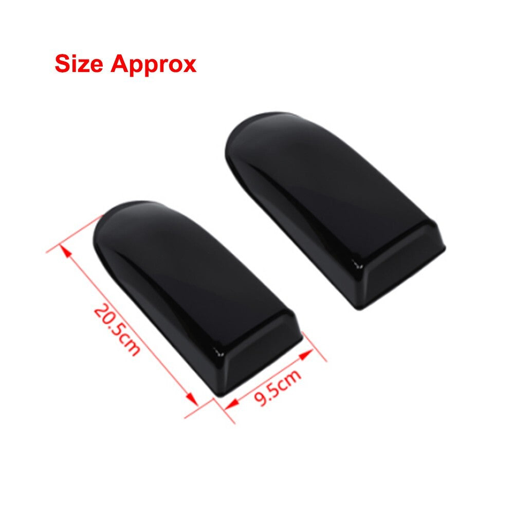 2PCS Black Top Roof Antenna Base Cover Trim Stickers for Ford F150 2021-2024