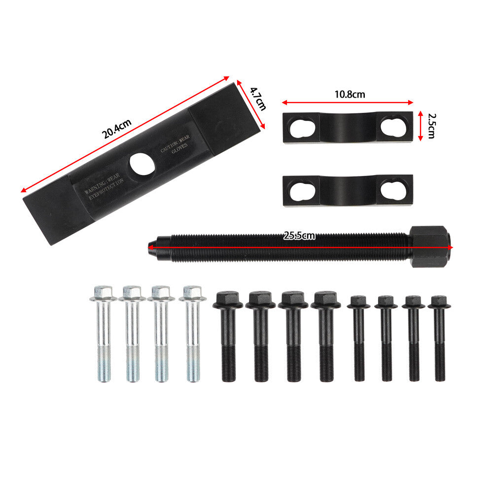 1* 60050 Heavy-Duty Yoke Puller Semi Truck Yoke Remover Tool Kit Black Q