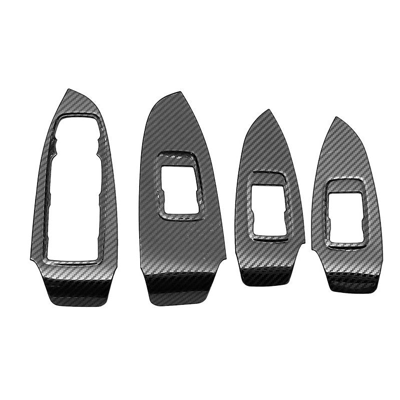 For Malibu 2016-2022 Window Switch Panel Cover Set Carbon Fiber Look v