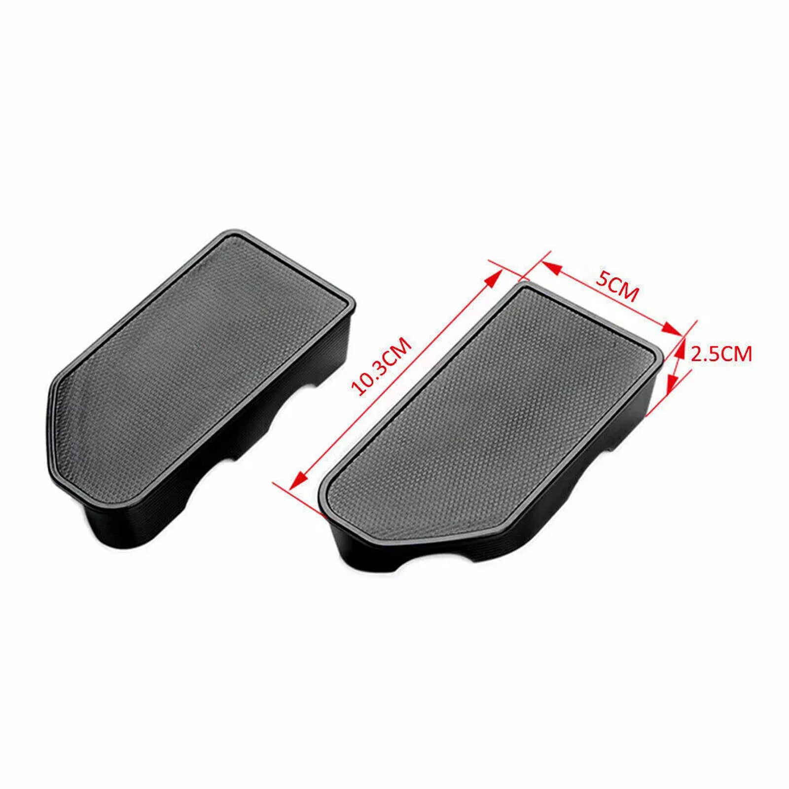 Black Rear Door Tailgate Pedal Protector Cover Trim for GMC for Sierra 2019
