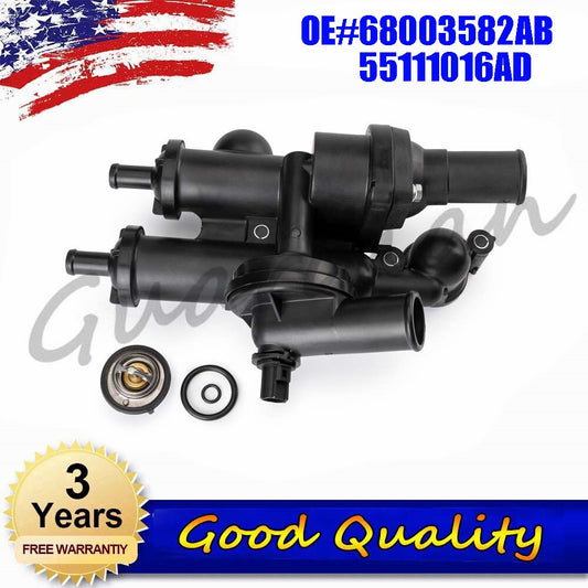 Thermostat housing assembly 68003582AB 55111016AD suitable for Jeep Compasses Patriot for Dodge