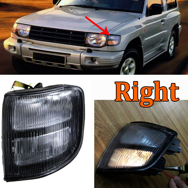 The right front corner turn signal is applicable to for Mitsubishi Pajero V33 1997-1999.
