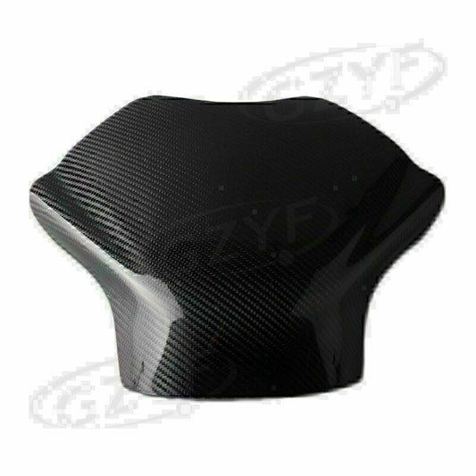 1x Rear Carbon Fiber Fuel Gas Tank Cover Protector Fit for Yamaha YZF R6 2008-2015 Q