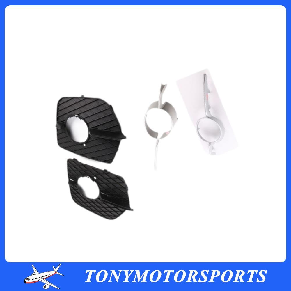 Bumper Lateral Grill Cover  Trim Set Front L+R Fit For 2008-2014 for BMW X6 E71 E72 Q