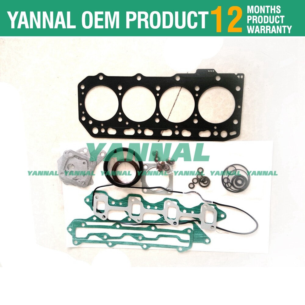 4TNE84, 4TNV84, 4D84E Overhaul Gasket Kit for Engines, Suitable for PC40 and PC55 Engines