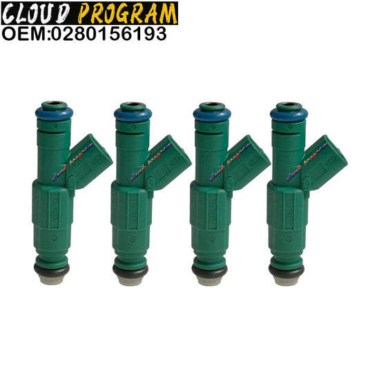 4pcs 0280156193 Fuel injector For 2004-2005 for Mazda 3 2.3L I4 4M8G-AA v