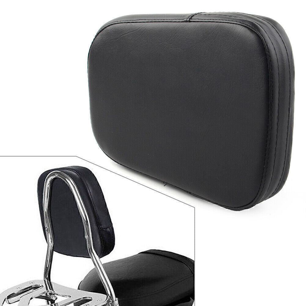 for Harley Chopper Motorcycle Rear Sissy Bar Back for Seat Backrest PU Cushion Pad Q