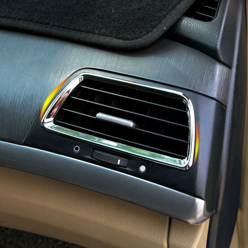 4Carbon Look Steel Inner Door Handle Frame Trim For Highlander 2020-2024 v