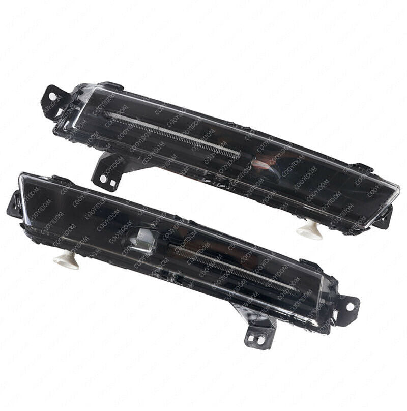 for Range Rover Velar 2018-2020 Pair Left Right Front Bumper Black Fog Lamp Fit