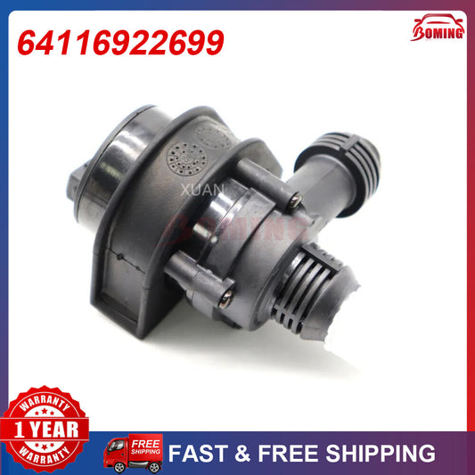 Black High Quality Cooling Auxiliary Water Pump Fits for BMW 5 6 Series X5 E53