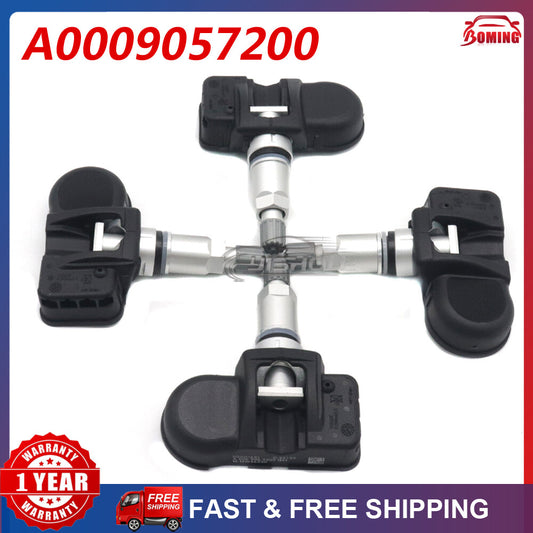 4X New TPMS Tire Pressure Monitor Sensor for Mercedes-Benz C250 C300 A0009057200