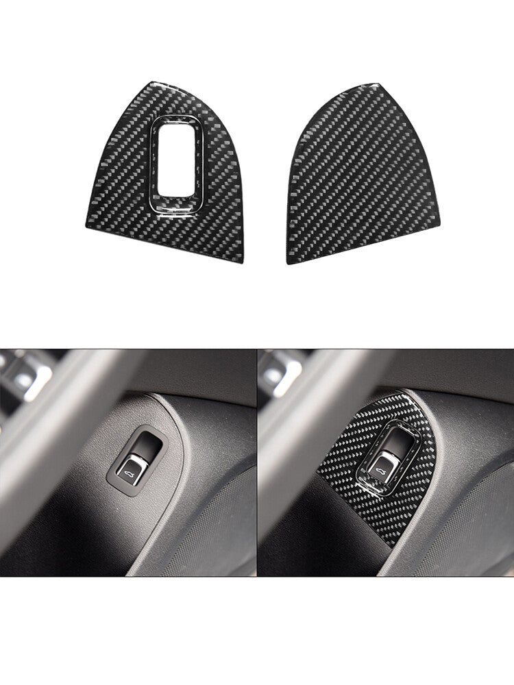 2Pcs Carbon Fiber Inner Speedometer Surround Cover Trim For Z4 E89 2009-2016 v