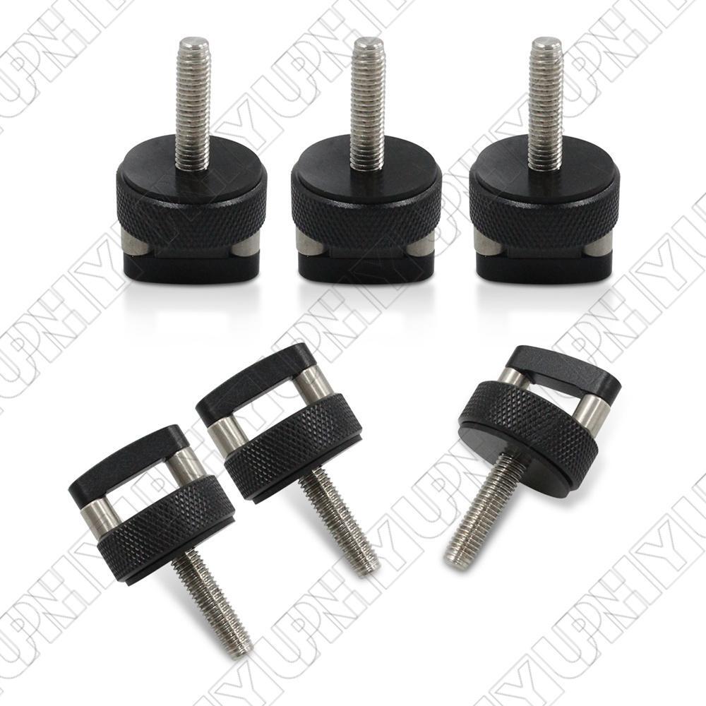 6Pcs Black Hard Top Quick Release Bolts for Jeep for Wrangler JK JL  Gladiator JT