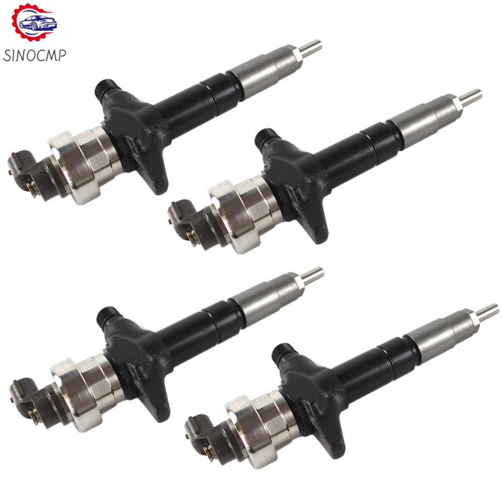 4x 4JJ1Fuel Injectors 8-98011604-1/5 095000-6980 for Isuzu DMAX