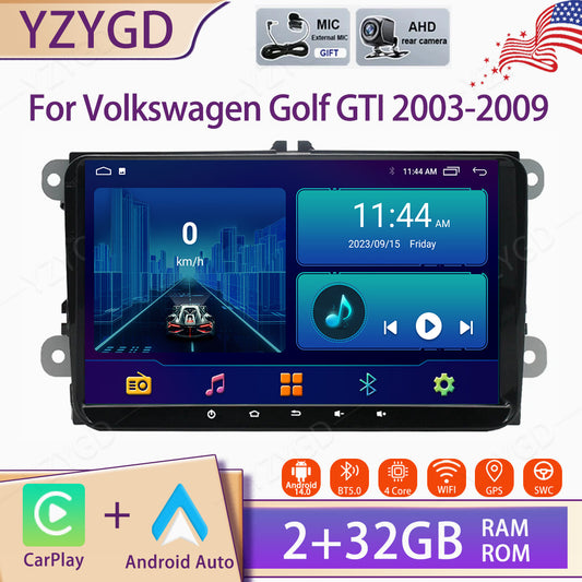 for Volkswagen for Golf GTI 2003-2009 Car Stereo Radio Carplay GPS Navi Screen WIFI