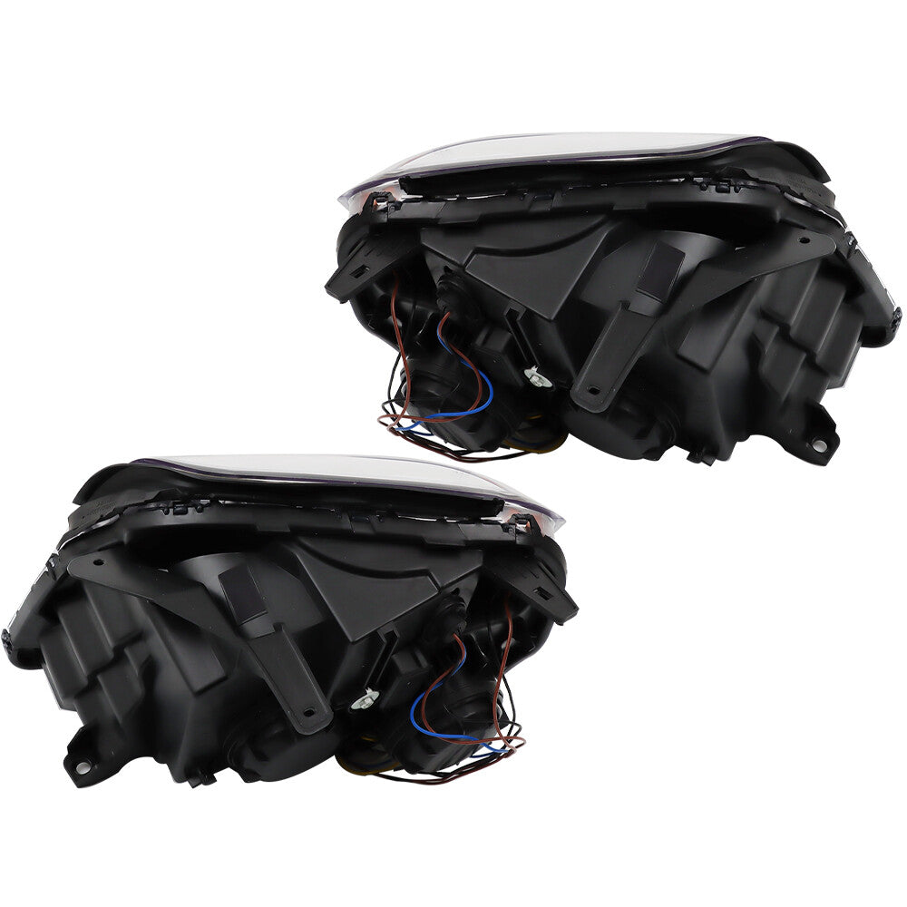 Headlight replacement parts for 2010-2015 for GMC Terrain LH+RH clear lens halogen lights. n