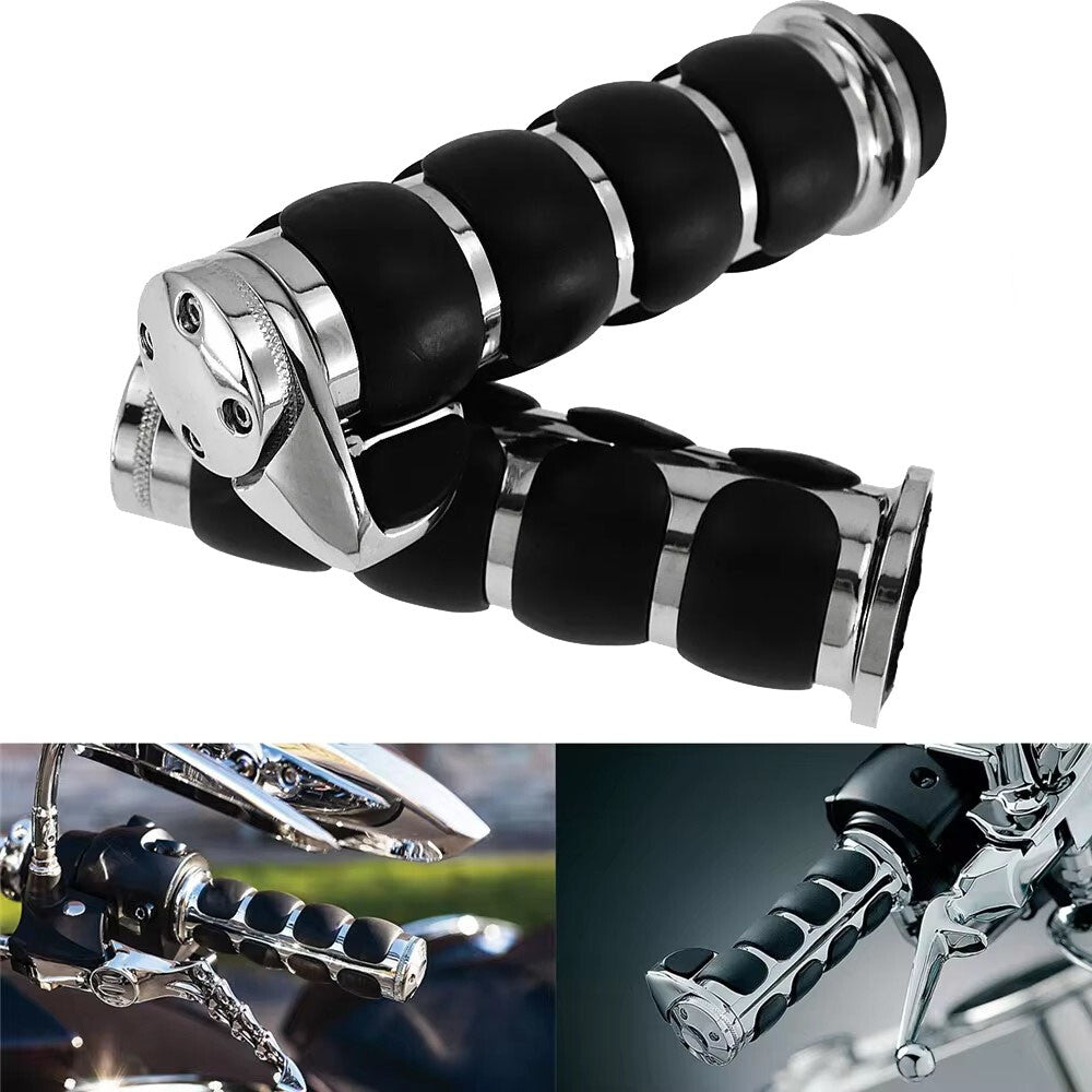Motorcycle 1-inch handlebar grips for Honda for Harley Electra Glide Road King - Brand New Q