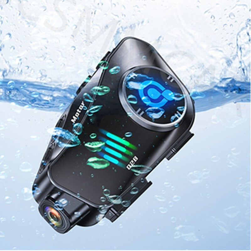 Motorcycle Bluetooth Headset Camera WiFi Recorder Waterproof W/32G Card