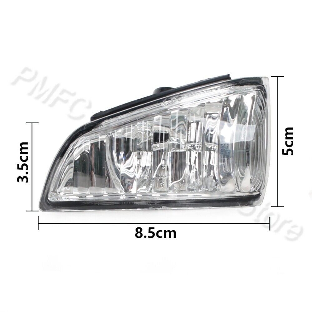 A pair of rearview mirror indicators for turn signals suitable for Volvo S40 V50 2005-2007.