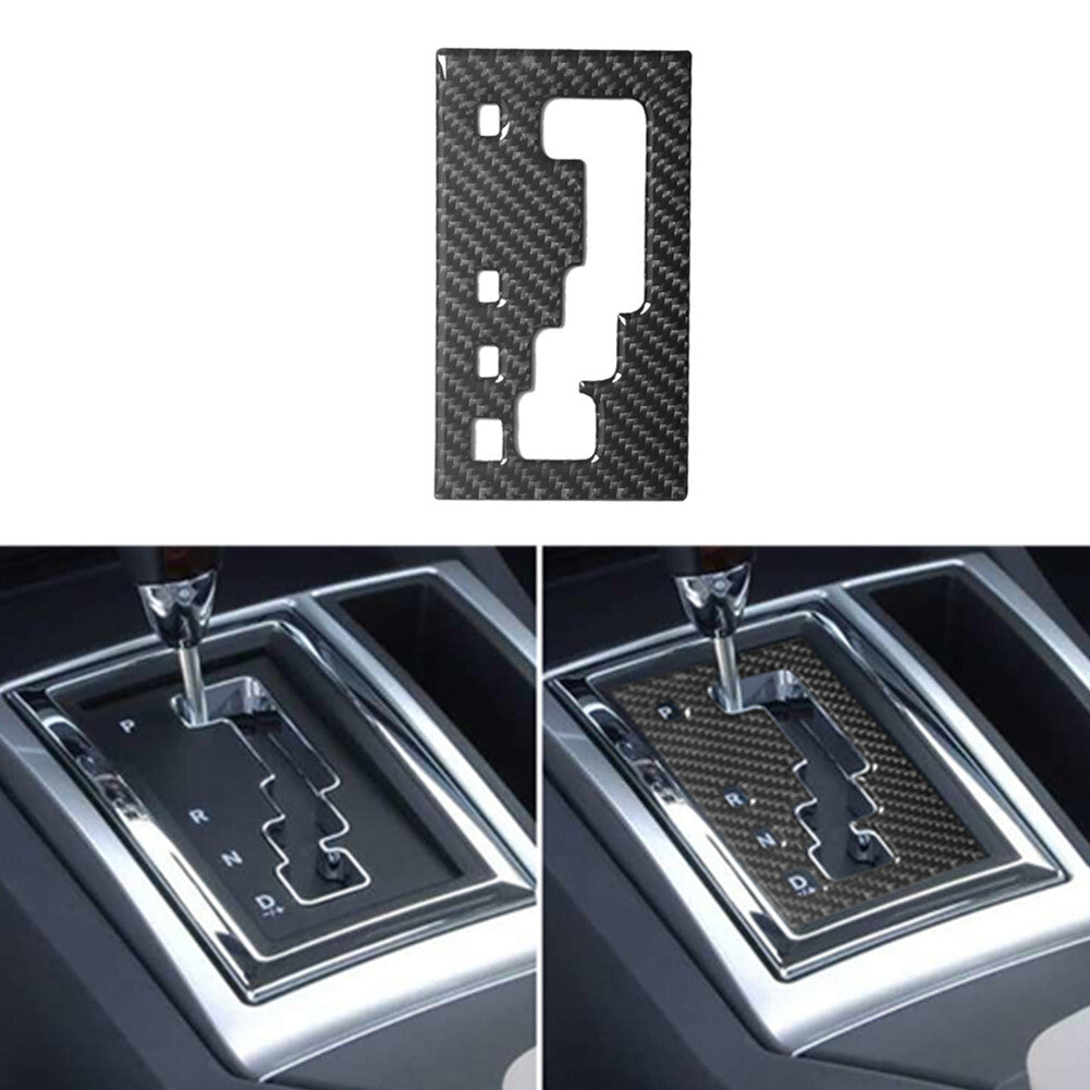 Carbon Fiber Gear Shift Panel Cover Trim Type A for Chrysler 300 2005-2007