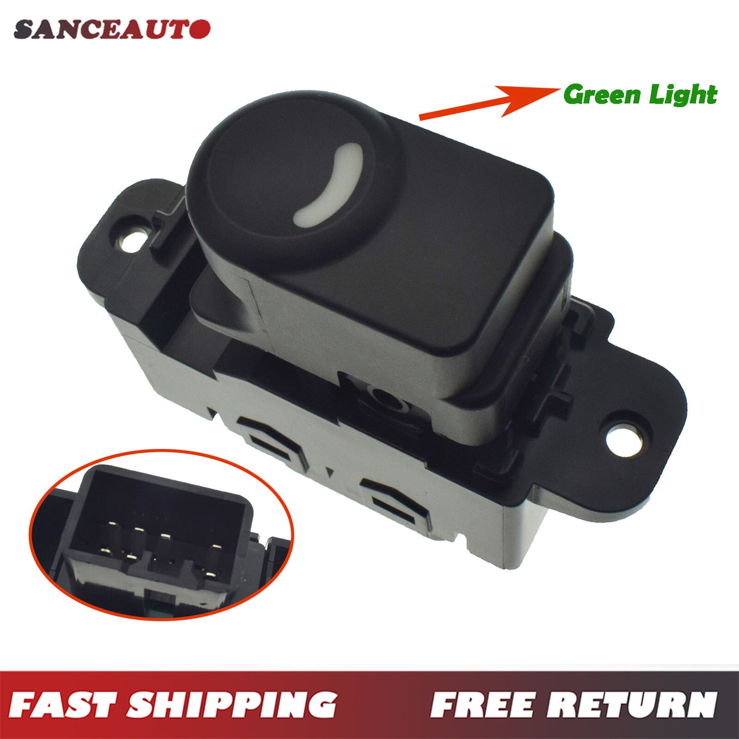 The right-side window lift switch button is suitable for HYUNDAI Solaris Accent 93580-1R200- n