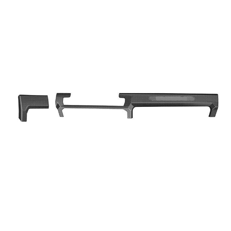 Carbon Fiber ABS Center Console Dashboard Cover Trim For Tacoma 2024 B n