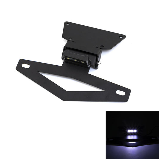 LED Tail Light Mount License Plate Light Bracket Holder For Benelli Leoncino 250 Q