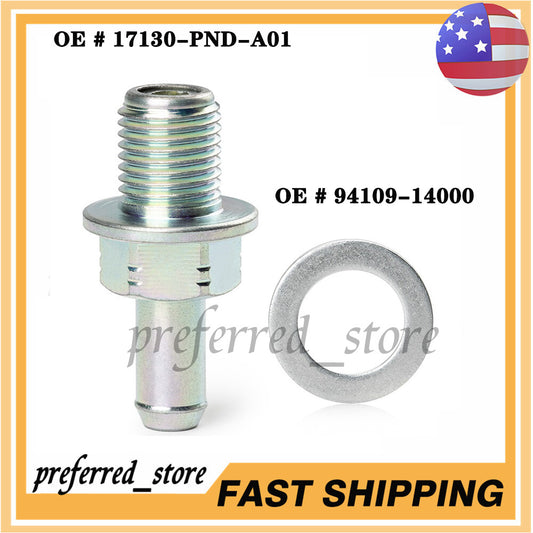 Suitable for Honda Accord, for Civic , CR-V, PCV valves with WASHER 17130-PND-A01 94109-14000- v