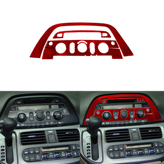 Red Carbon Fiber Dashboard Air Vent Outlet Cover Trim for Mazda MX-5 Miata 09-15 v
