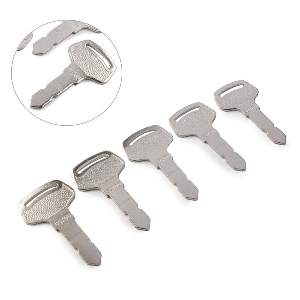 5pcs lgnition Keys For Kubota B Series Tractor Equipment 15248-63700 6C040-55430