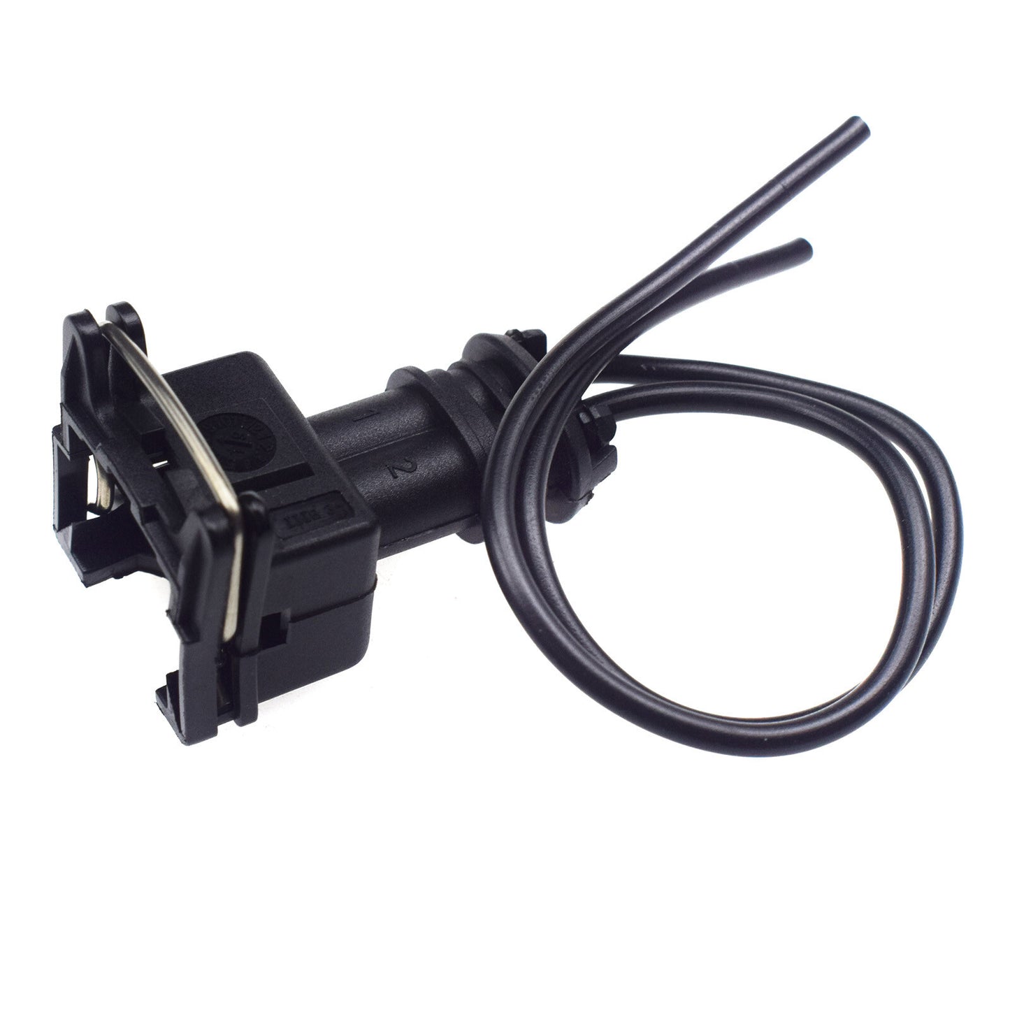 2-way fuel injector EV1 female connector plug clip braid 15cm wiring - n