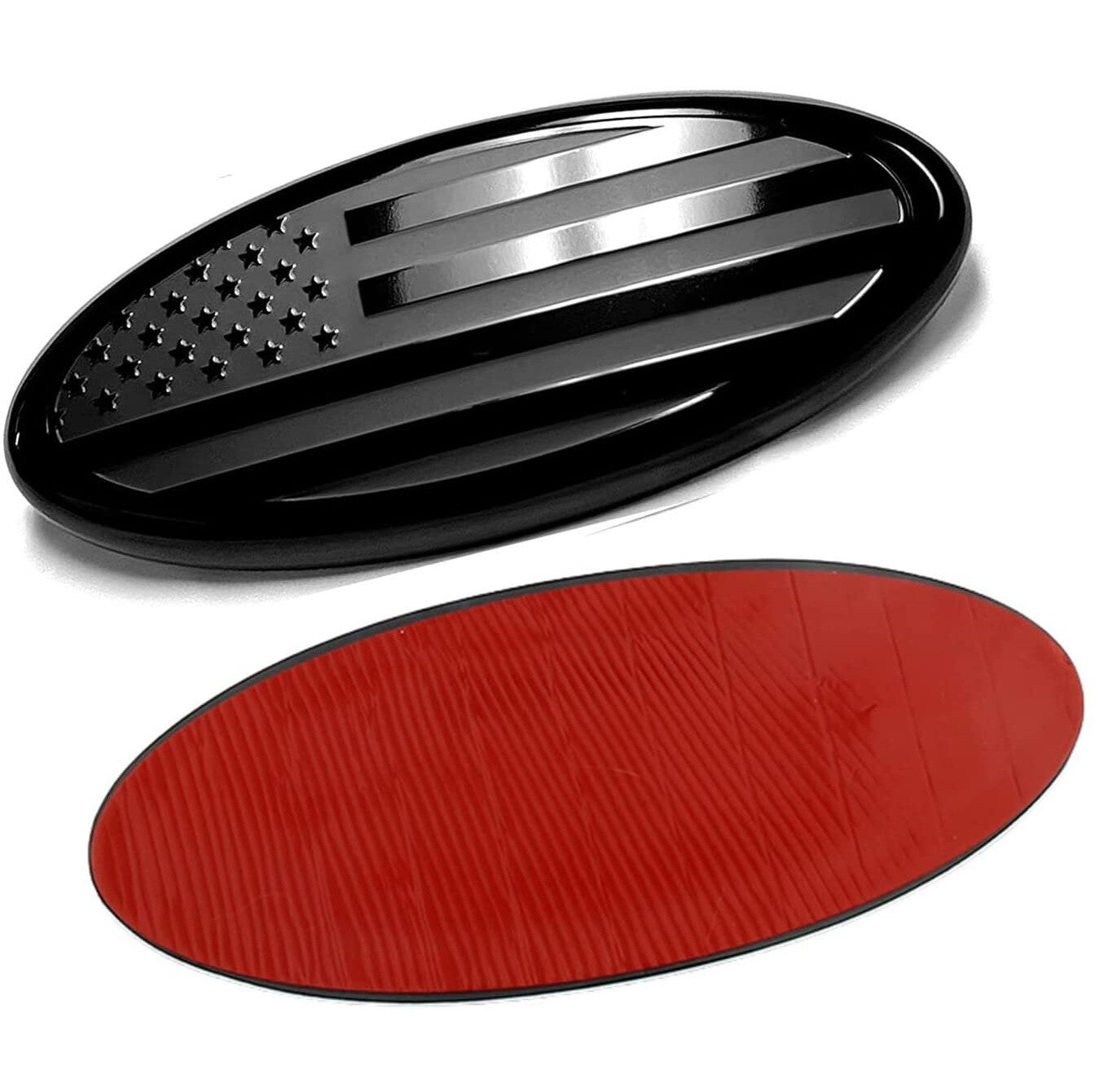 7inch Black Front Rear Grille US Flag Emblem Nameplate  for ford  Escape Ranger