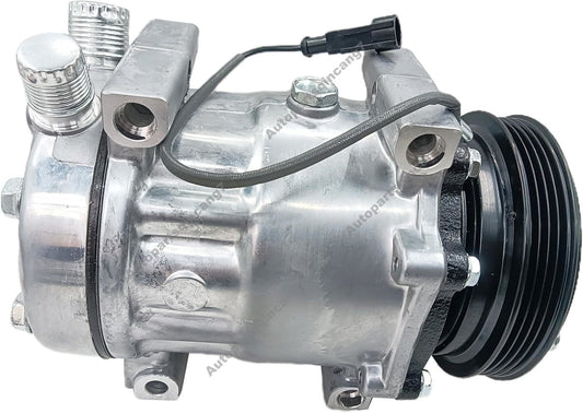 12V SD7H15 A/C Compressor 84290377 for CASE Tractor FARMALL 105C 110N 75C 90V Q