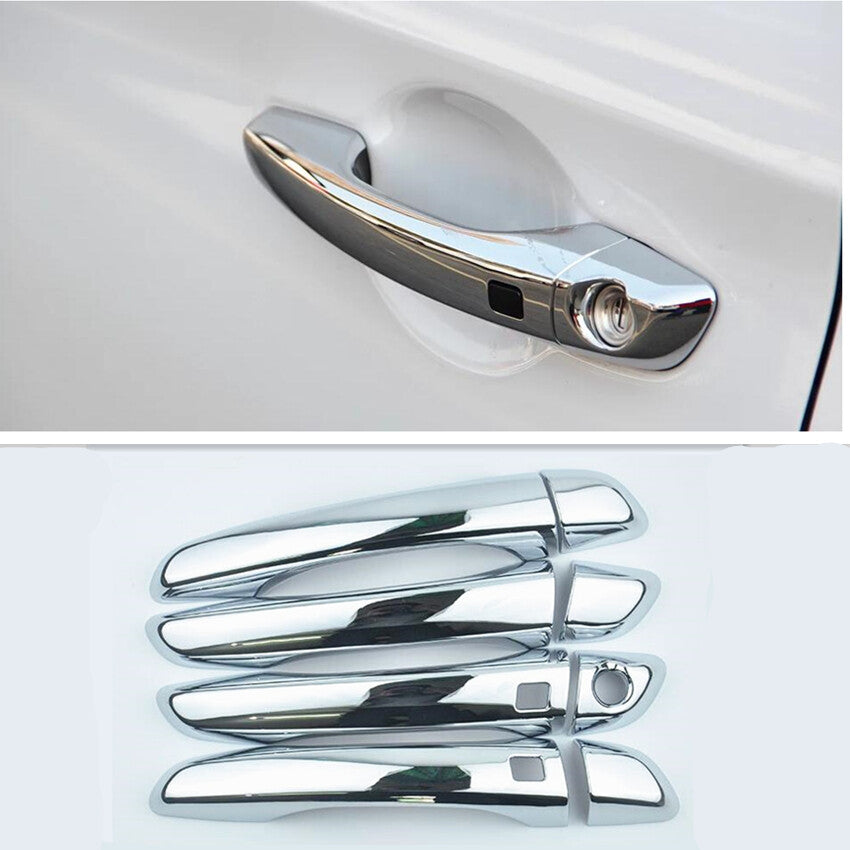 FOR 2017-2020 for HYUNDAI for Elantra ABS Chrome Side Door Handle Cover Trim for Smart hole v