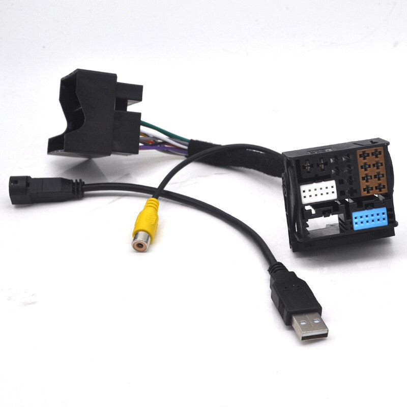 Quadlock Adaptor usb cable kit for VW / for SKODA for seat Radio 03-2015 Transporter T6 T5 v