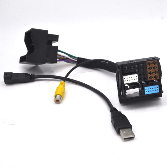 Quadlock Adaptor usb cable kit for VW / for SKODA for seat Radio 03-2015 Transporter T6 T5 v