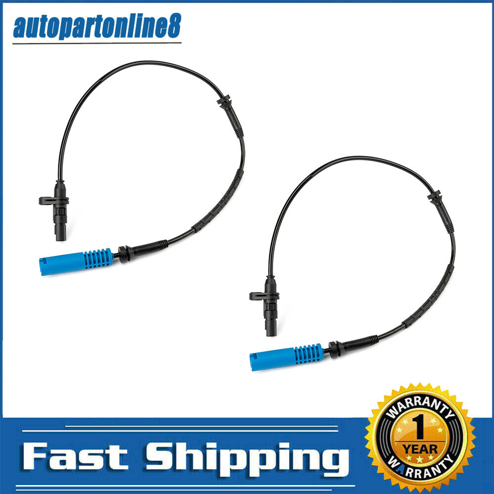 2PCS for BMW X5 E53 2000-03 34526756379 ABS Wheel Speed Sensor Front Left&Right