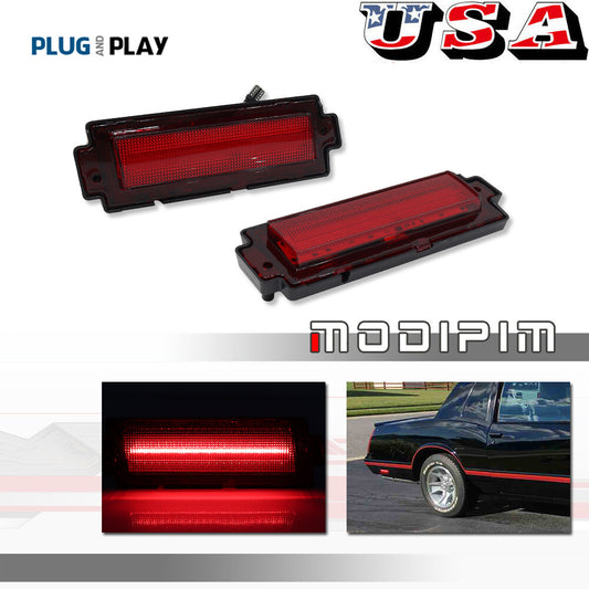 Red LED rear marker signal light suitable for 1981-1988 Monte Carlo SS- v