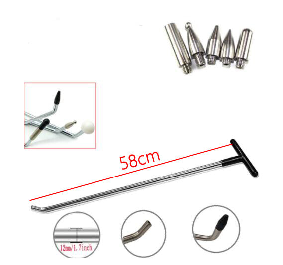 Paintless Dent Removal Tools Dent Repair Rods New Design Hook Tools Push Rod wit v