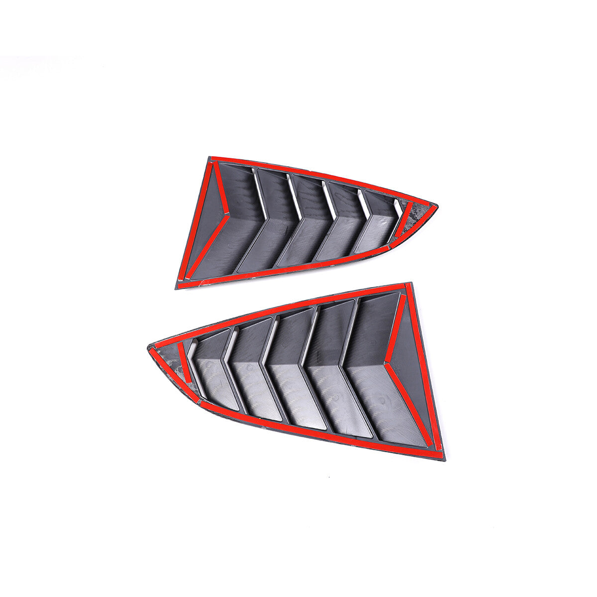 Carbon fiber door and window lift switch frame trim for Corvette C8 Z51 2020-2024