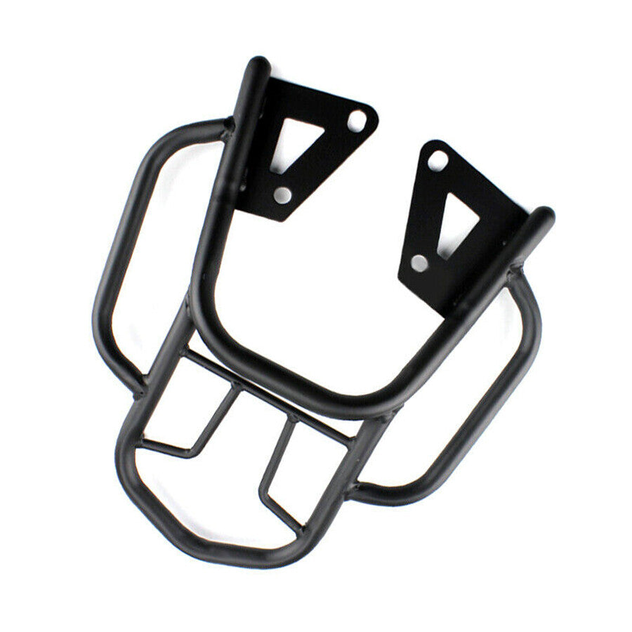 1× Motorcycle Armrest Rear Shelf Scooter Refitted Box Tail Fin Luggage Rack Set Q